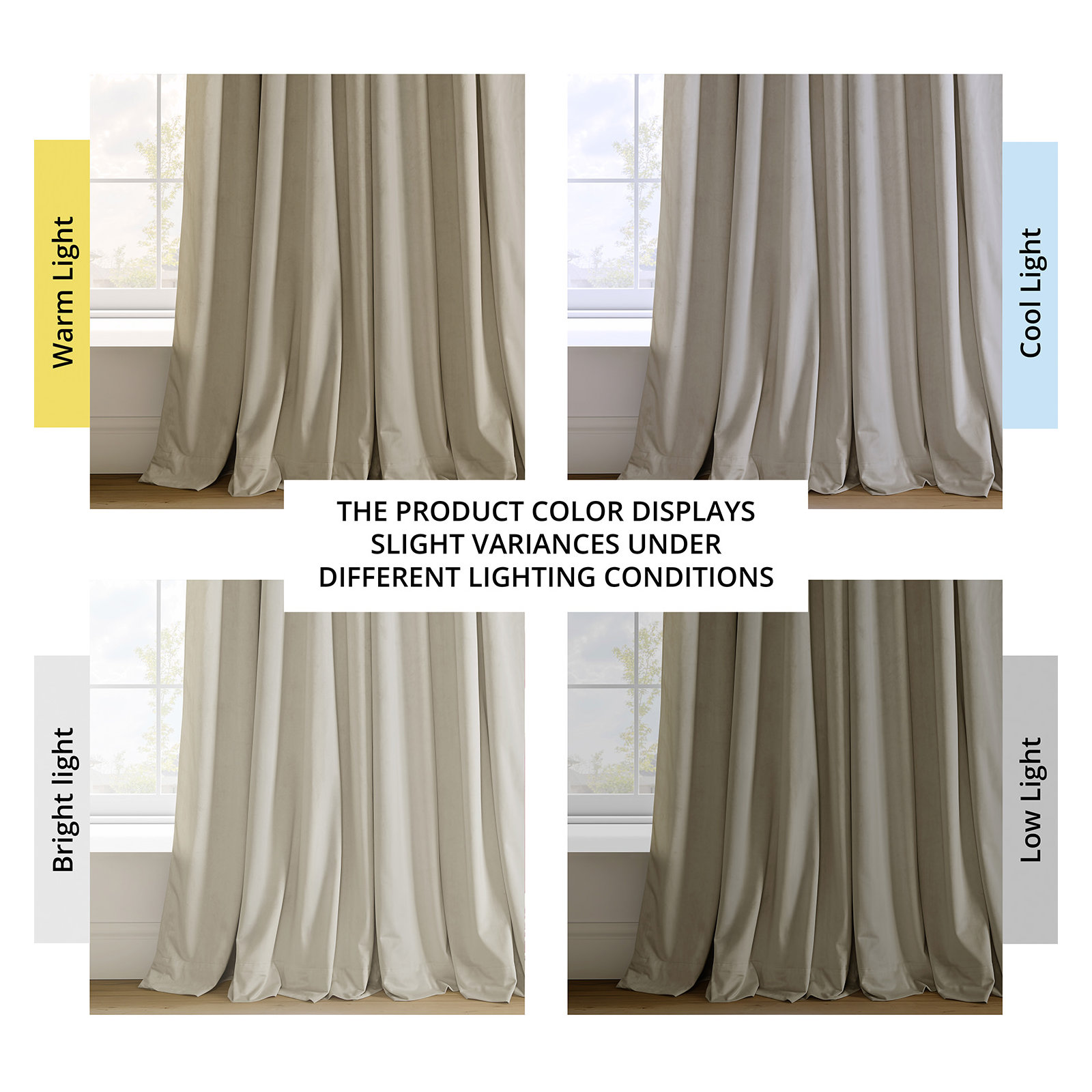 Balone French Pleat Signature Velvet Curtains for Bedroom Blackout Curtains for Living Room Single Panel, 25" W x 120" L