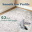 Rectangle Floral Vinyl Washable Area Rug-1679011998