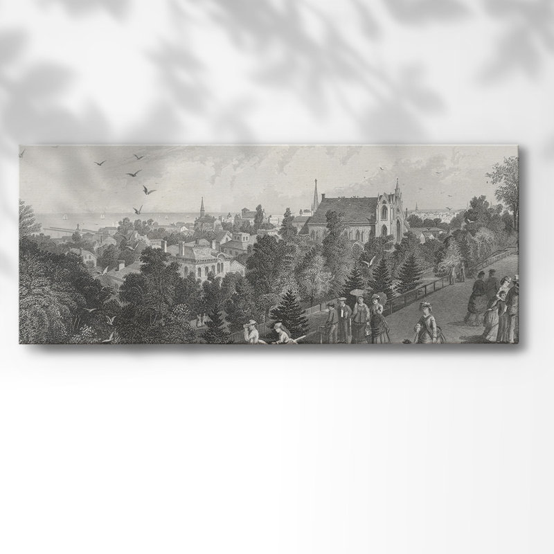 " City Of Cleveland ", 24" H x 60" W x 1.5" D
