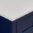Plateau de meuble-lavabo simple 49 po Frosinone en blanc Statuarietto avec lavabo