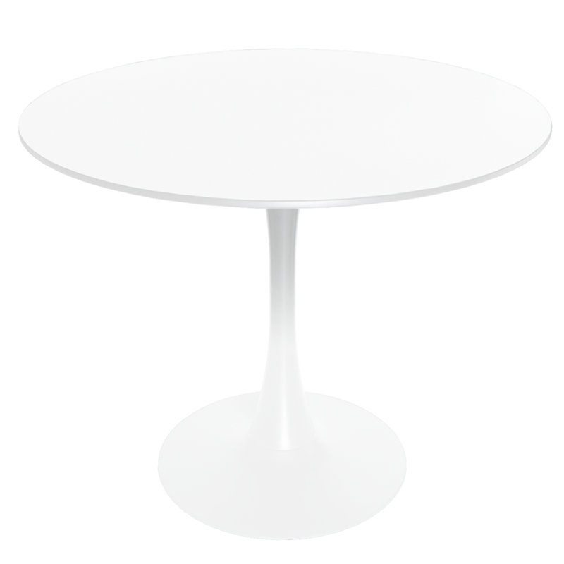 Table de salle à manger Haddix, Blanc