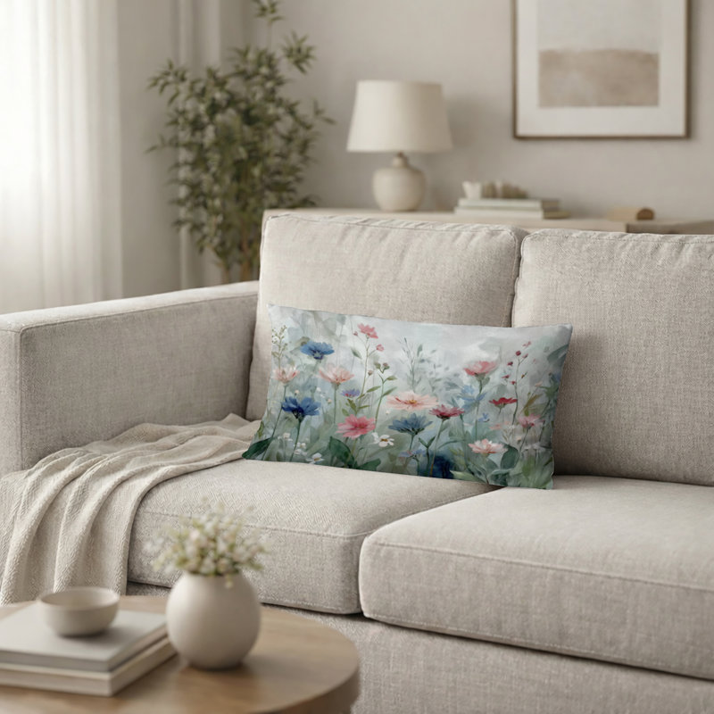 Coussin Wildflowers, H 12 po x l 20 po