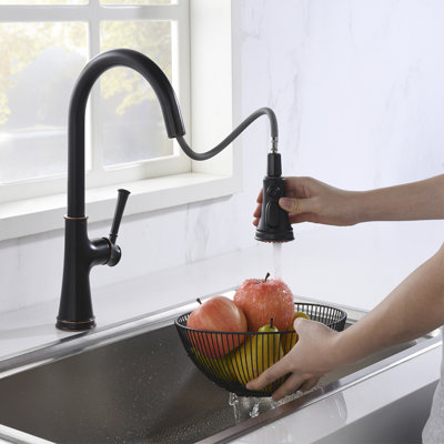 Single Handle Pull-down Kitchen Faucet