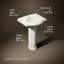 Devonshire® Ceramic 24" Pedestal Bathroom Sink with Overflow-985612935
