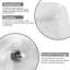 Square Countertop Ceramic Basin - White, Modern Bathroom Decor Element Sink And Attractive Piece