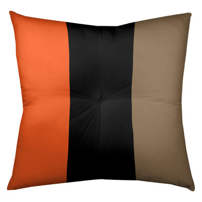Striped Reversible Throw Pillow