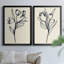 Floral Marker I - Ensemble de 2 reproductions d'art sur toile encadrées-522580240-522580242