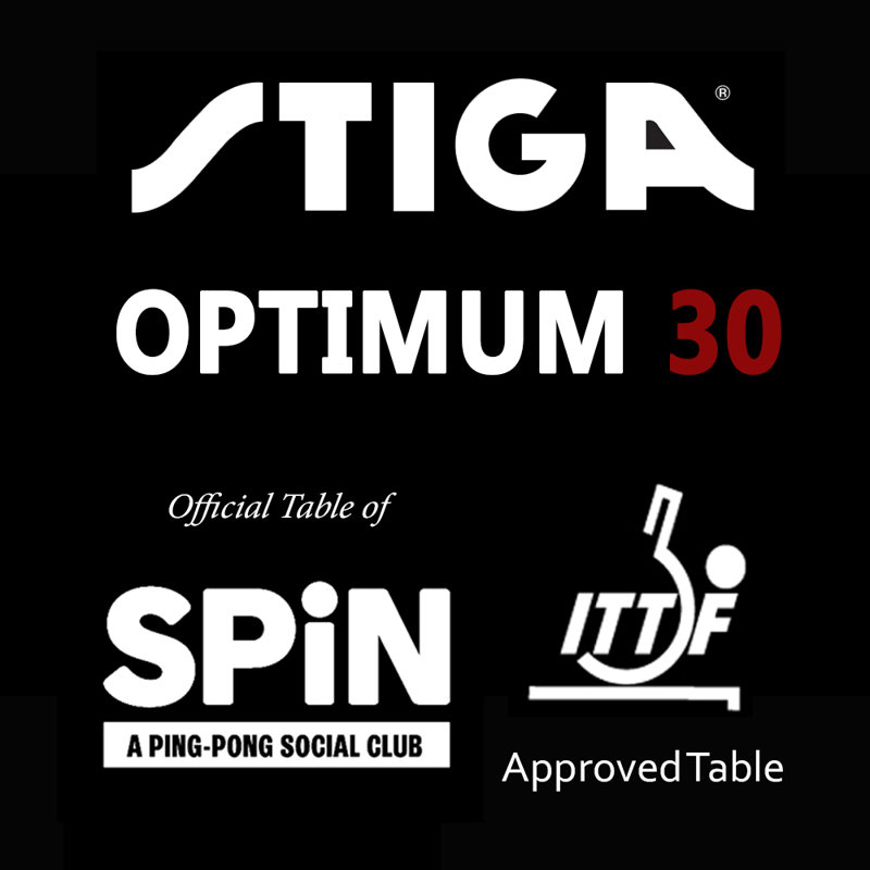 Stiga Optimum Foldable Indoor Table Tennis Table (29mm Thick)