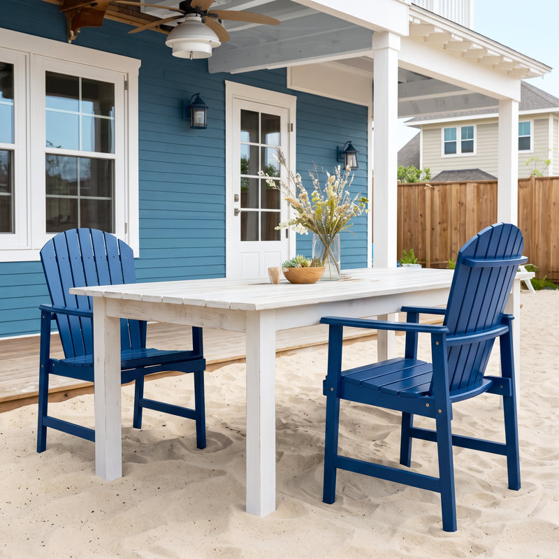 Chaise de patio Rosalyn, Bleu marine