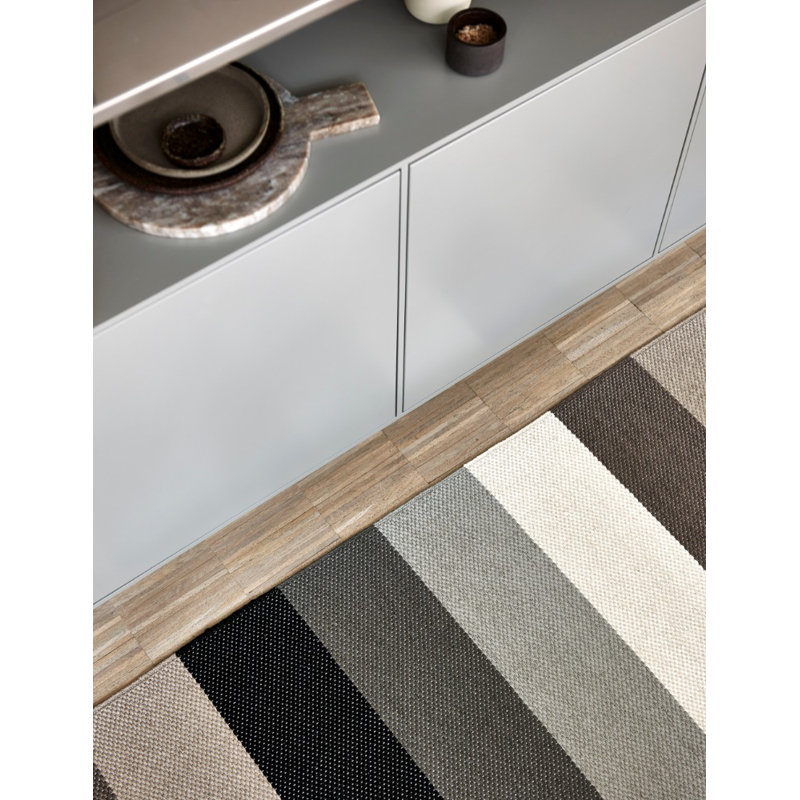 Tapis boue / noir / gris / ivoire Molly