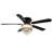 52" Crystal Flush Mount Ceiling Fan With Led Lights And Remote Control
