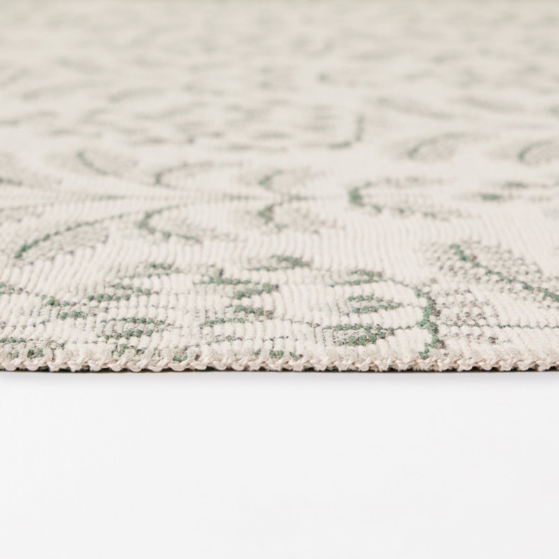 Tapis transitionnel bleu Cypress, 5 pi 3 po x 7 pi