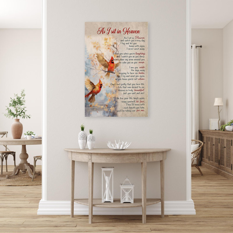As As Sit In Heaven, impression sur toile, H 36 po x l 24 po x P 1,25 po