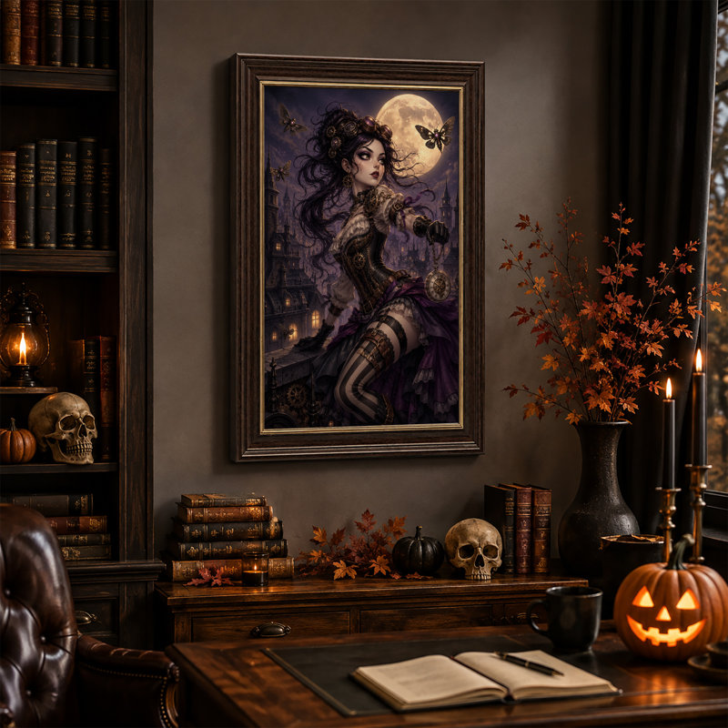 Art mural sur toile Steampunk, H 18 po x l 12 po