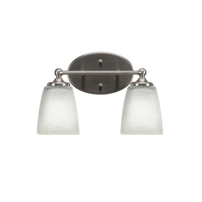 Aitkens Light Bath Bar Shown With 4.5" Square White Muslin Glass