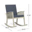 Chaise berçante en acacia-533266381