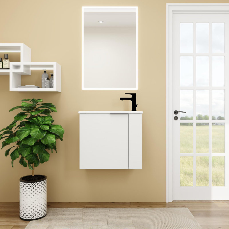 22” Bathroom Vanity, White