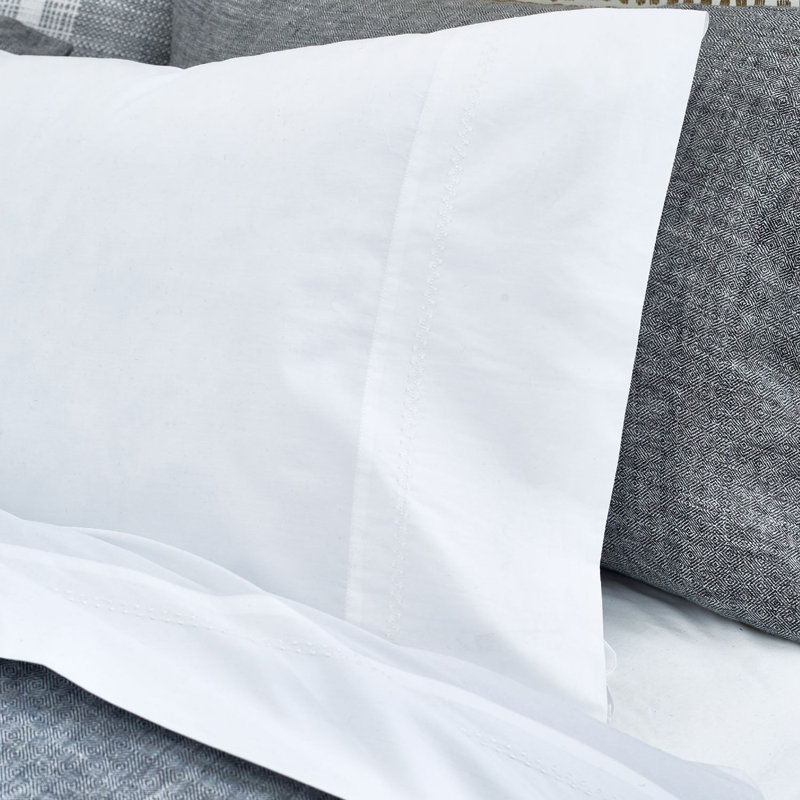 Anketi Percale Pillow Case, Queen Pillowcase