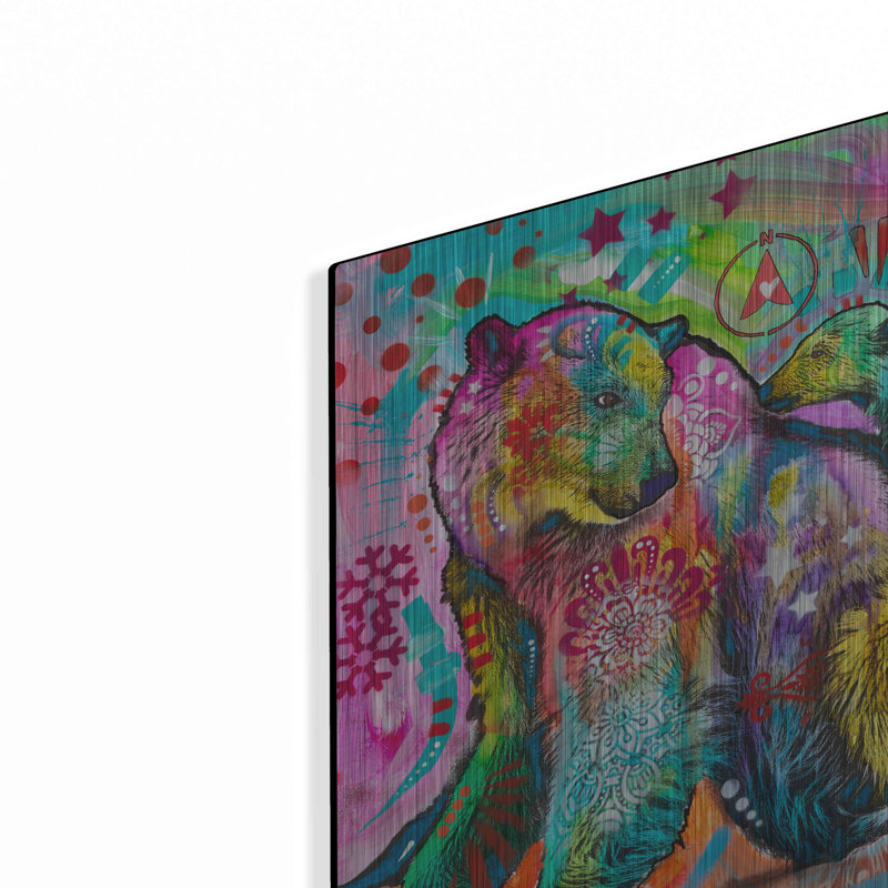 "Ours polaires 2" par Dean Russo, H 12 po x l 12 po