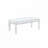 Rectangle Silver Mirrored Coffee Table-426235696