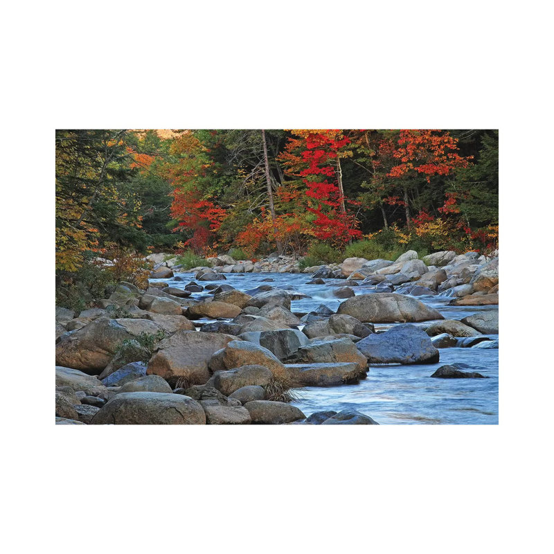 New Hampshire Stream by Brian Wolf - Wrapped Canvas Print, 30.48 cm H x 45.72 cm W