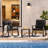 3-Piece Outdoor Wicker Rocking Conversation Set with Cushions-817557751