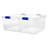 Homz Multipurpose Stackable Storage Bin with Latching Lids-103255331-90640361