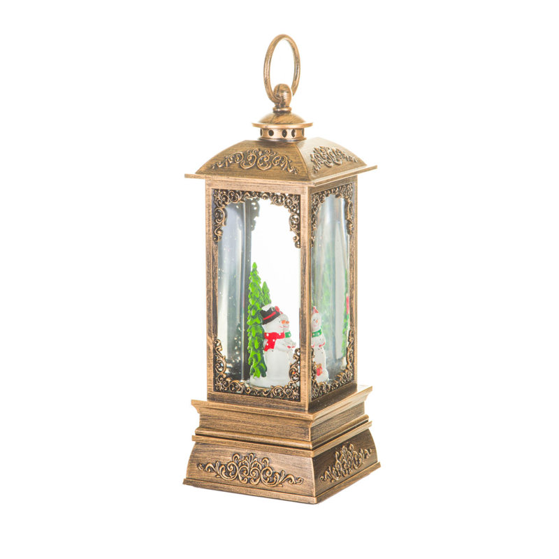 Lantern LED Snow Globe