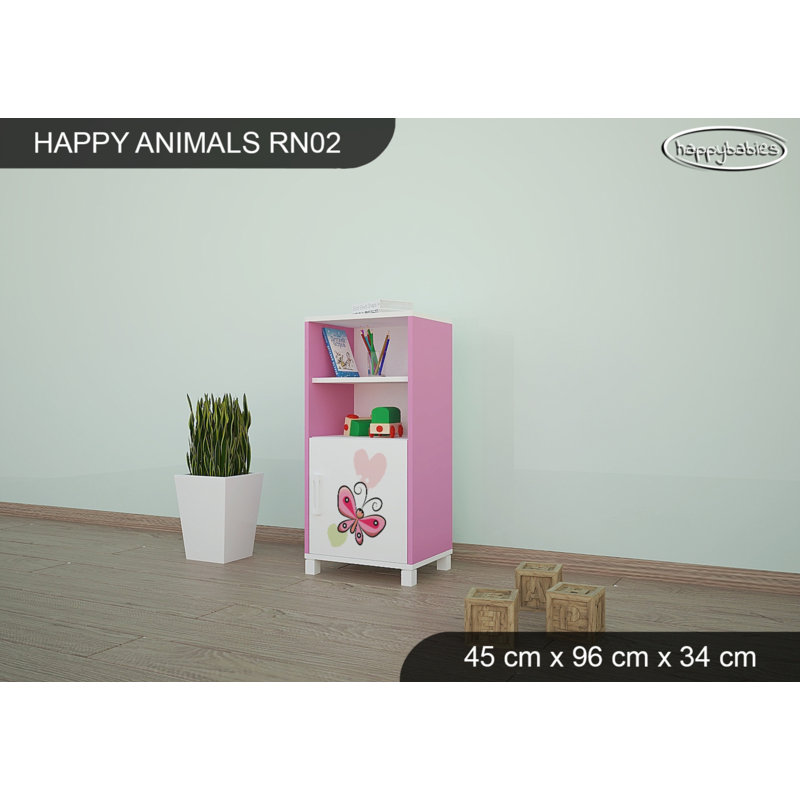 45cm W Animals Kids Cube, Pink