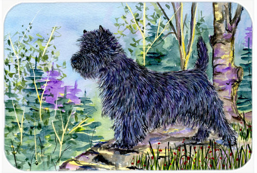 East Urban Home Cairn Terrier Glass Cutting Board