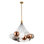 Bolla 28-in Black dimmable LED Chandelier