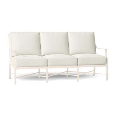 Monaco Aluminum Sofa - Slate Gray