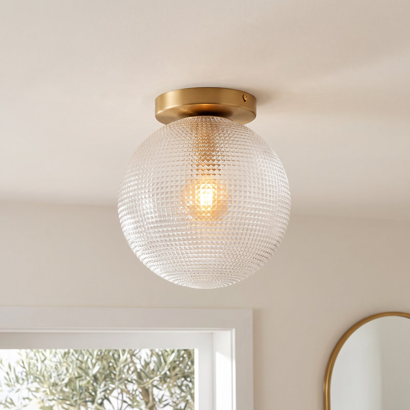 Brunsville Glass Flush Mount