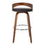 Maxime Swivel Upholstered Counter Stool with Solid Wood Frame-70698706-70698704