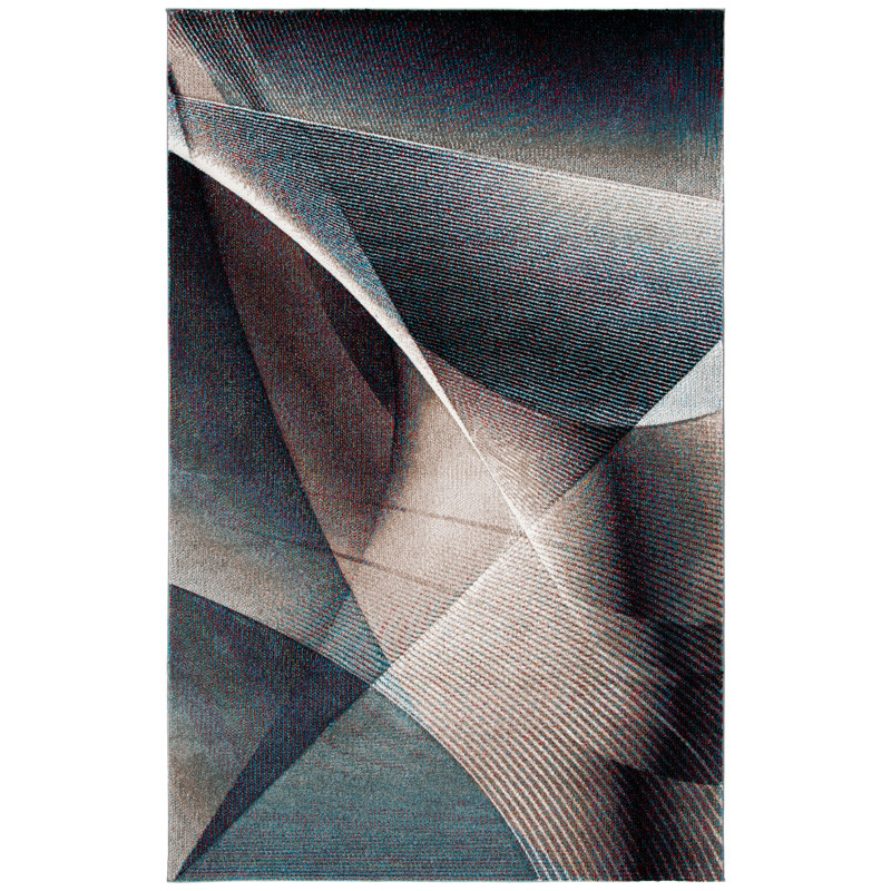 Vilica Performance Abstract Rug, Rectangle 2'7" x 5'