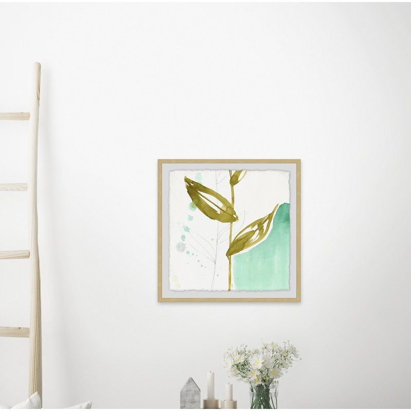 Painted Whimsy II - Picture Frame Print, 18" H x 18" W x 3.5" D