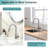 Modern Kitchen Faucet With Pull Down , Brushed Nickel Bathroom Sink Faucet, Single Handle Design Ceramic Filler For And Sinks, Contemporary Style