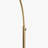 Mirela Arc Floor Lamp with Oversized Drum Shade with Curved Metal Stand - Black-2094415783