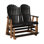 Contour coulissant double berlinois avec supports en acier inoxydable