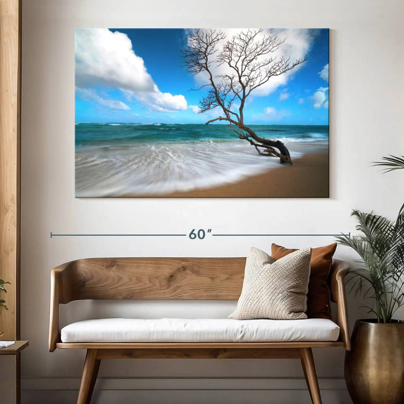 Baie hawaïenne, H 34 po x l 51 po