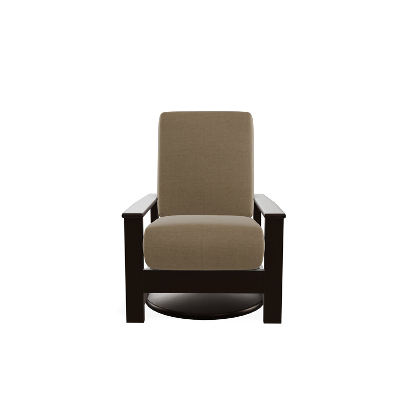 Chaise berçante pivotante cachée en polymère Leeward, Kona, Roitelet