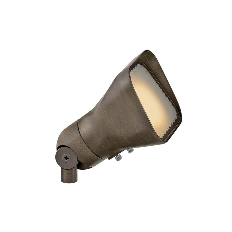 Accent 120V GU10 Outdoor Flood Light, Matte Bronze