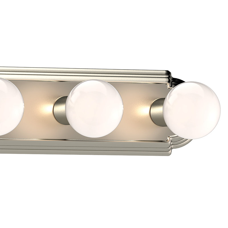  8-Light Indoor Brushed Nickel Wall Mount Vanity Light Bath Bar, Brushed Nickel