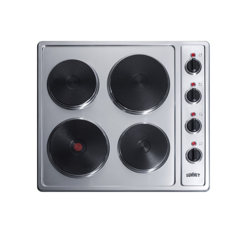 Summit Appliance 22" Stainless Steel Electric Cooktop