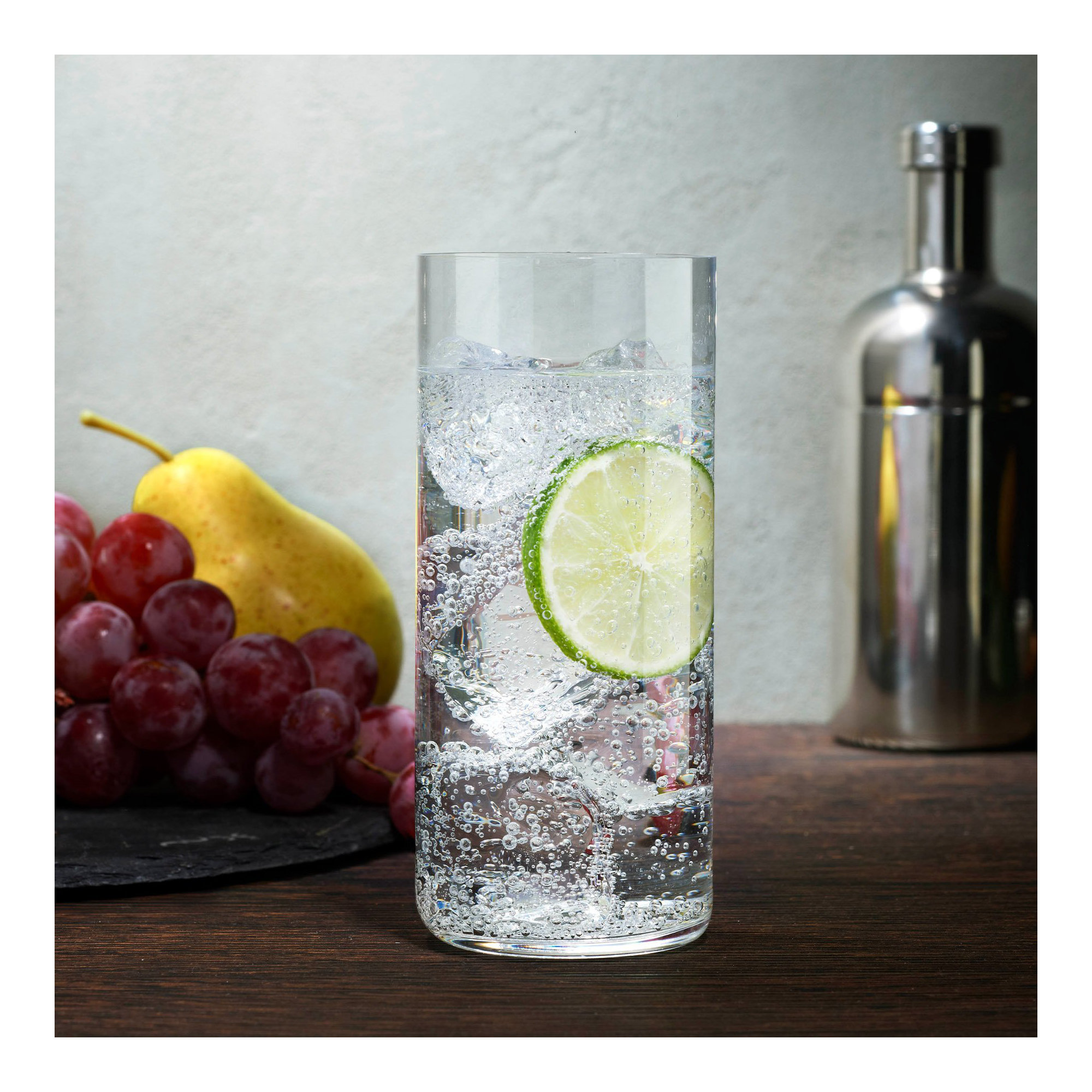 Finesse Lead Free Crystal Highball Glass, 11.84 Oz