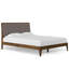 Bethelmie Solid Wood Upholstered Headboard Bed Frame-97285328-107443382