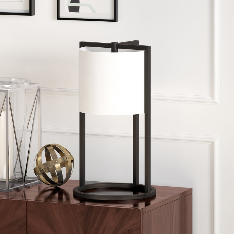 Yesly Metal Table Lamp, Blackened Bronze