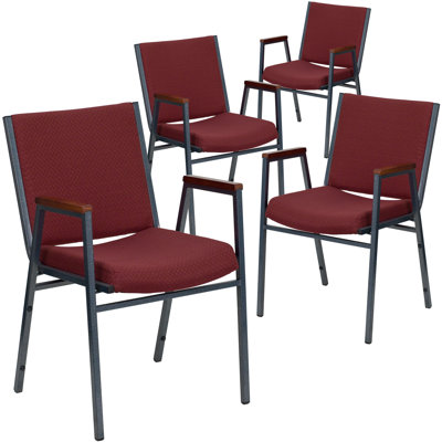 Chaise empilable robuste avec accoudoirs Aliya
