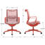 Ergonomic Swivel Mesh Home Office Chairs With Wheels, Adjustable Backrest, Seat Height, And Tilt Function-253352050