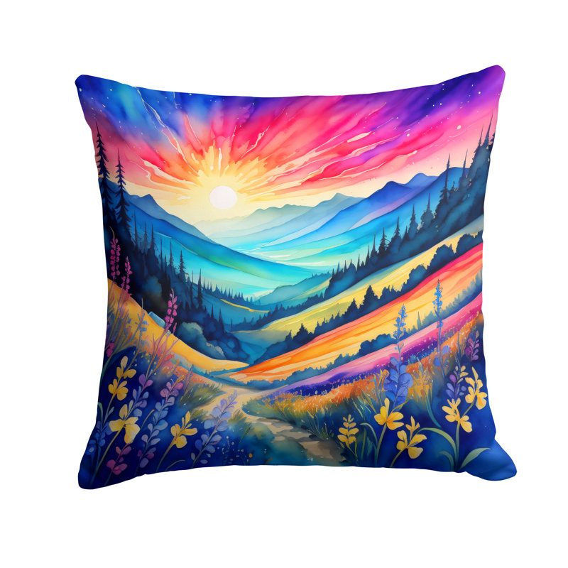  Coussin décoratif intérieur / extérieur en polyester Autre / Sans motif, 18 po x 18 po